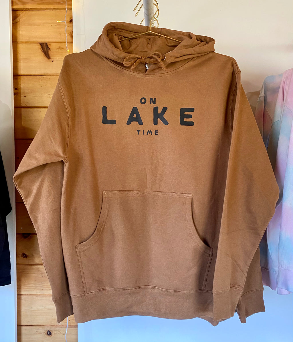 On Lake Time Full-Length Hoodie - Saddle